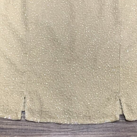 J.Michaels Beaded Silk Top - Picture 3 of 3